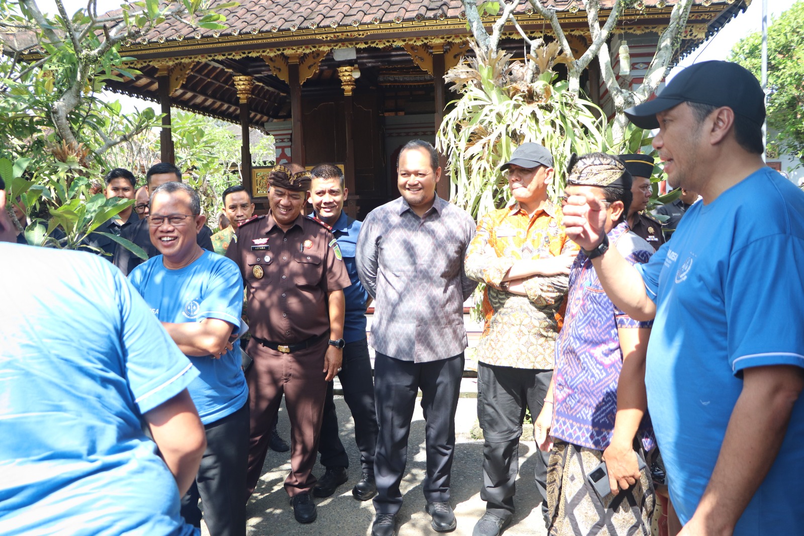 Wabup Bagus Alit Sucipta Dampingi Irjen Kementerian Desa Kunjungi Desa Punggul