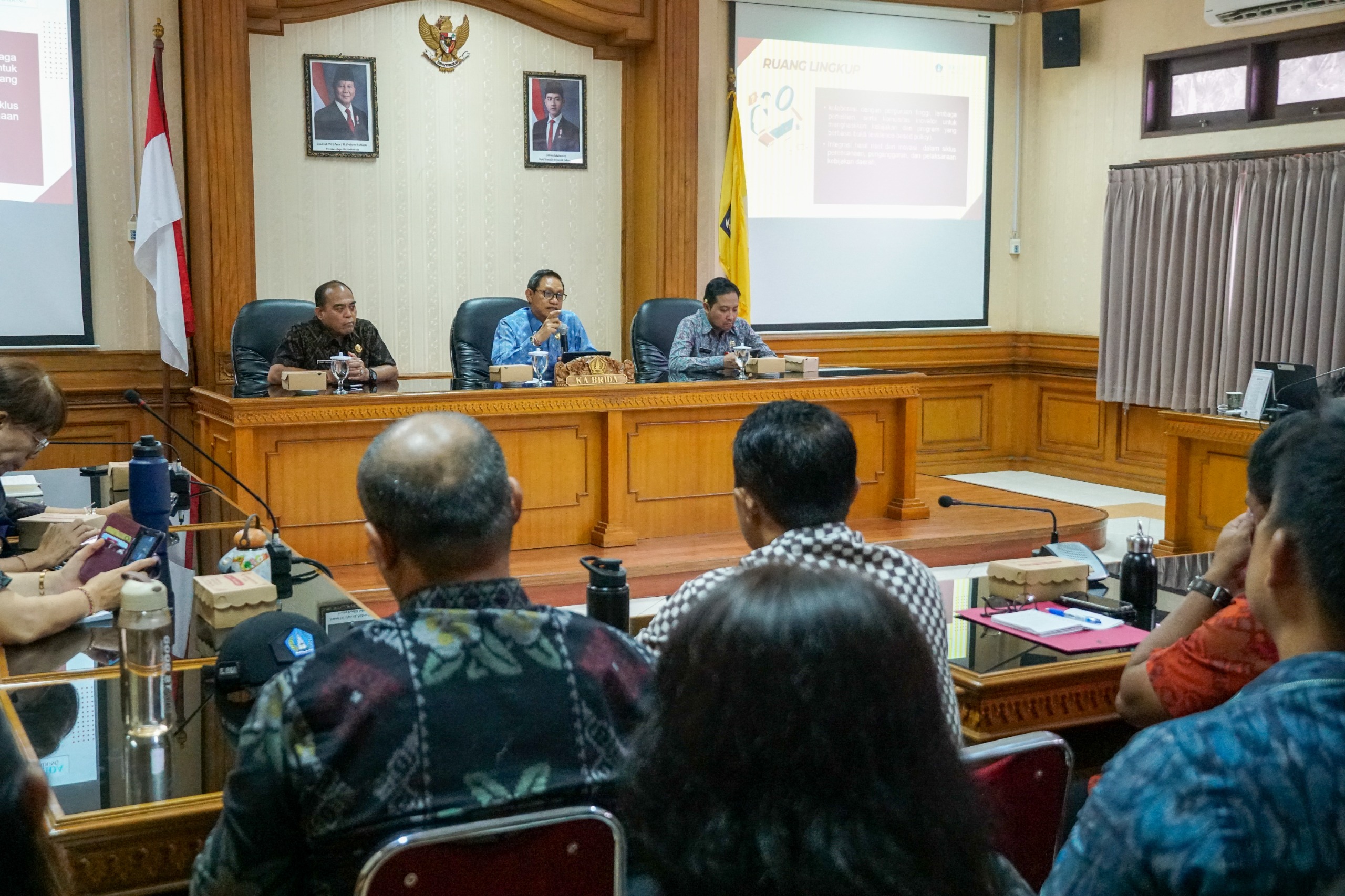 Rapat Sosialisasi Badung BRILIAN Berbasis Web