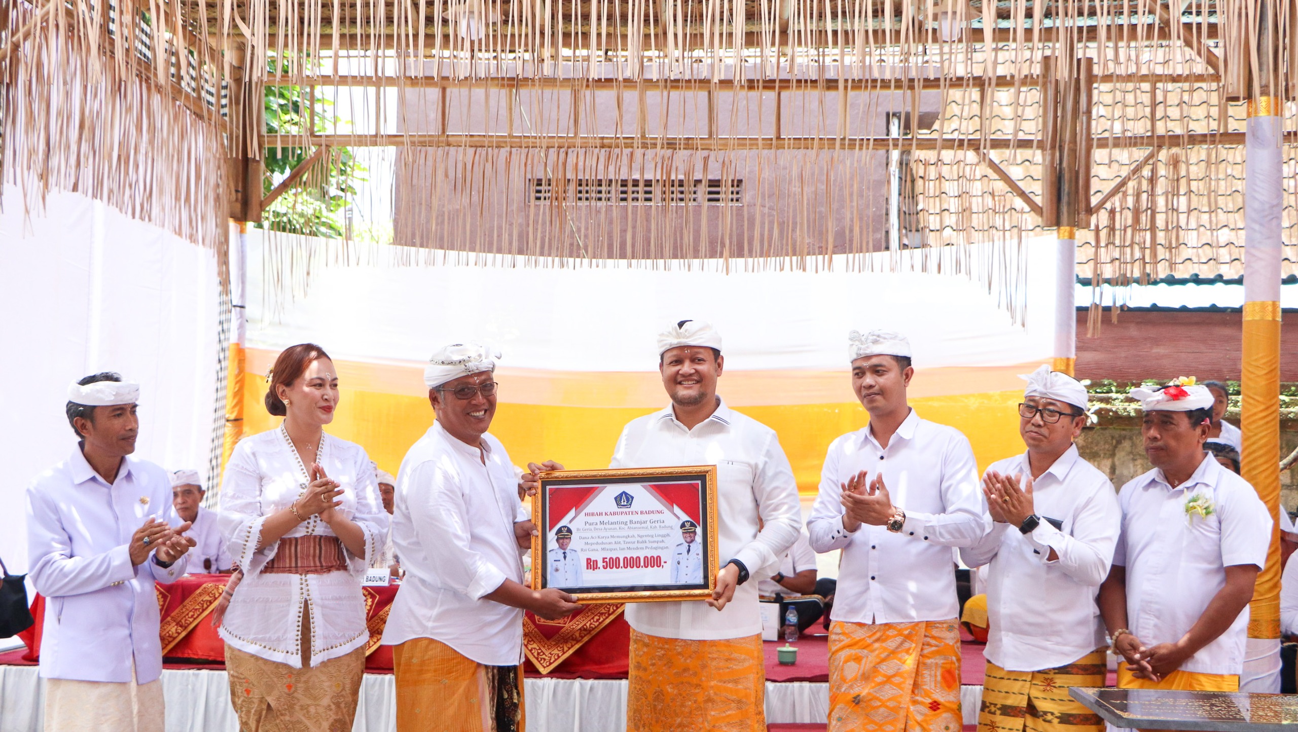 Karya Ngenteg Linggih, Melaspas Mendem Pedagingan di Banjar Geria Ayunan