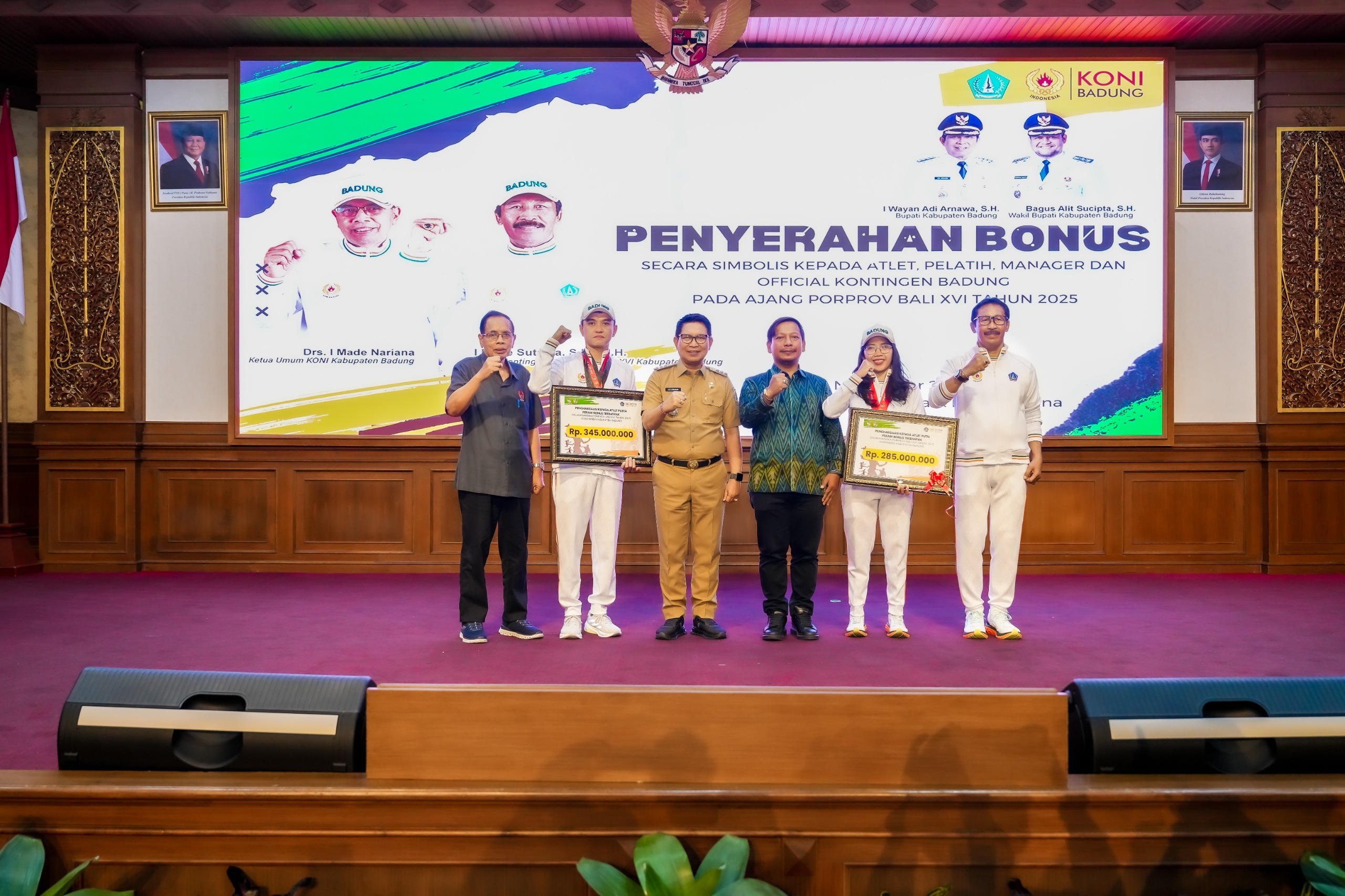 Pemkab Badung Realisasikan Bonus Atlet dan Pelatih Porprov Bali XVI Tahun 2025