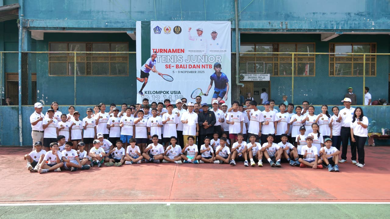 Badung Gelar Turnamen Tenis Junior Terbuka Bupati Badung Cup 2025