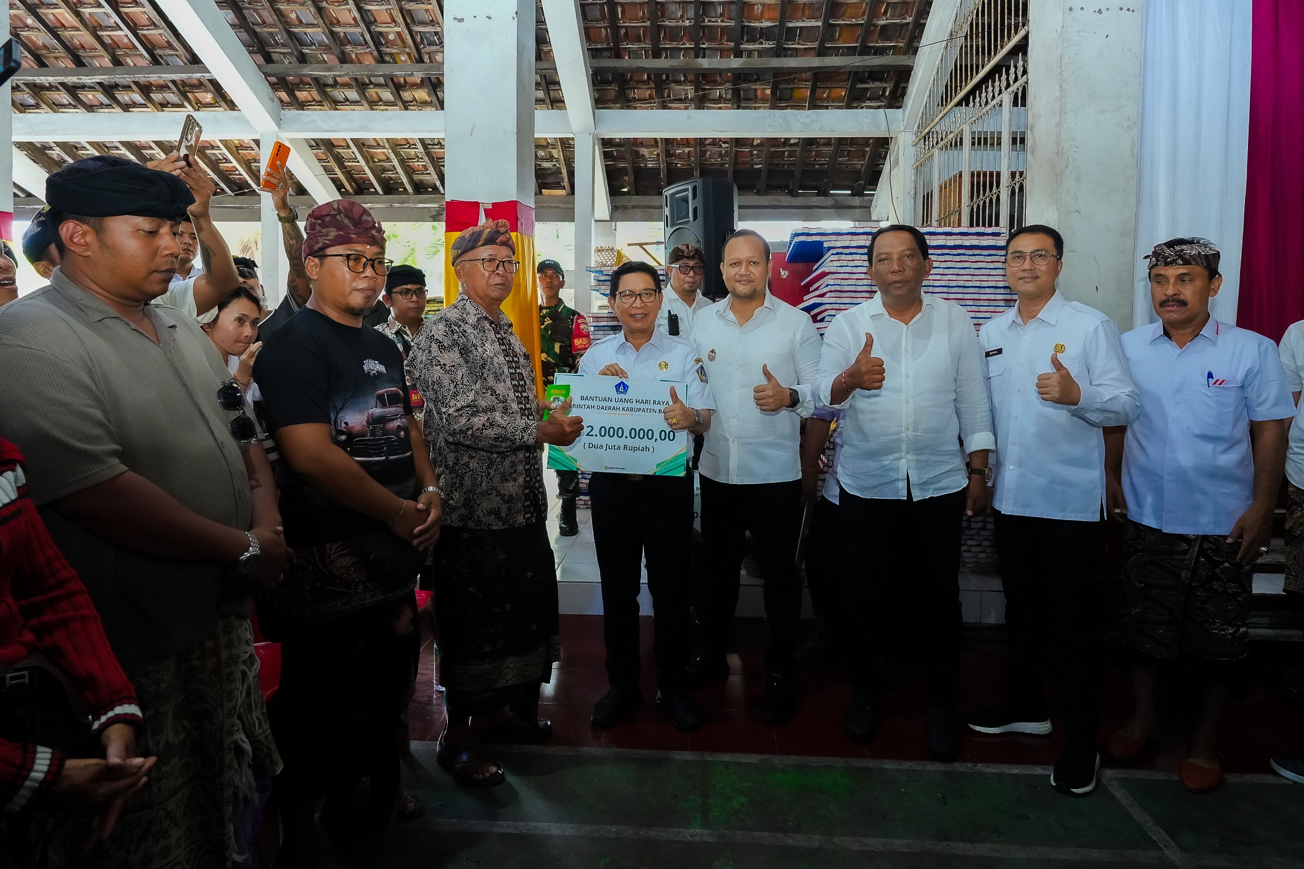 Tuntas! Penyerahan Bantuan Hari Raya Galungan di Kabupaten Badung