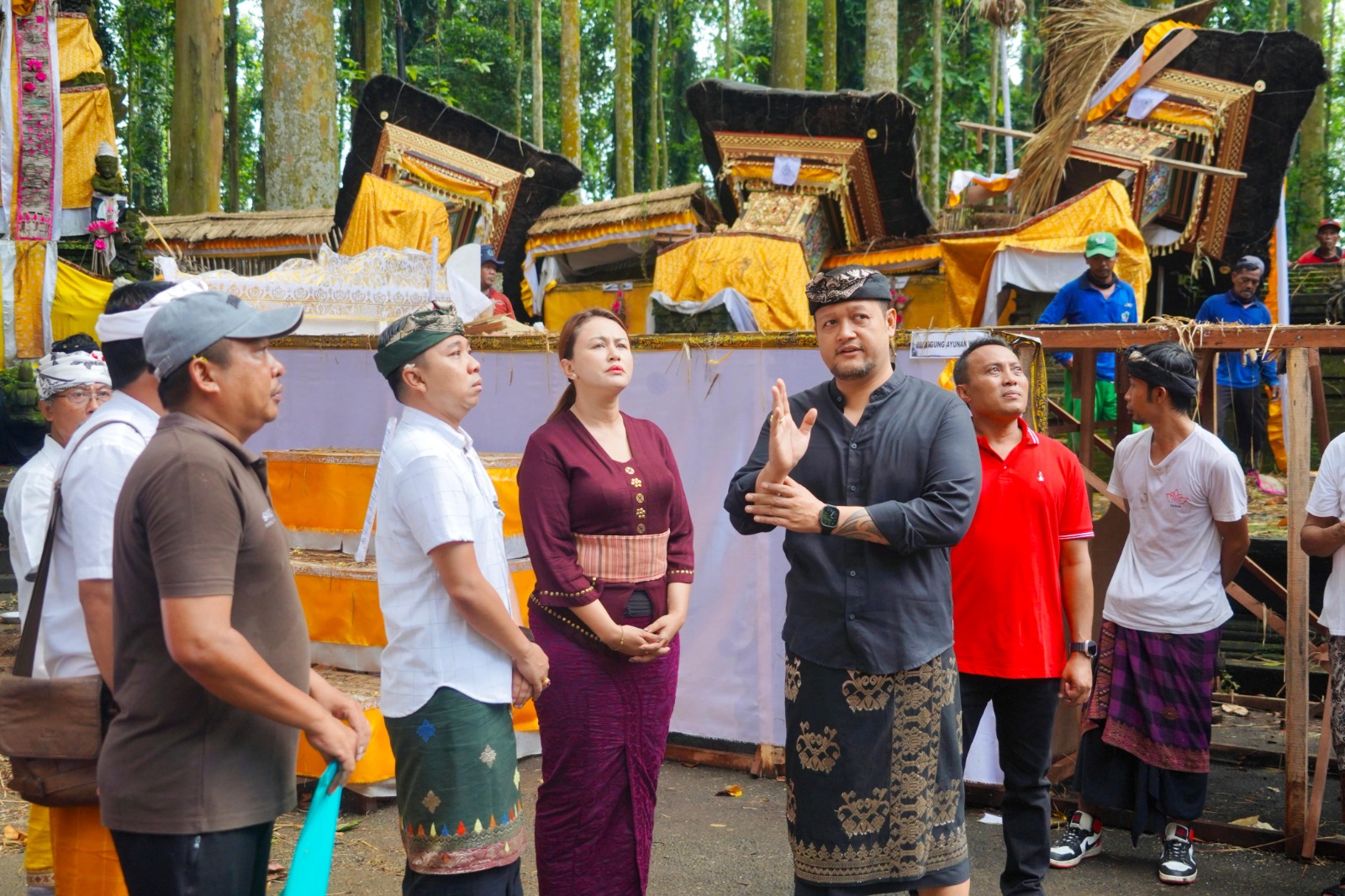 Wabup Bagus Alit Sucipta Tinjau DTW Alas Pala Sangeh