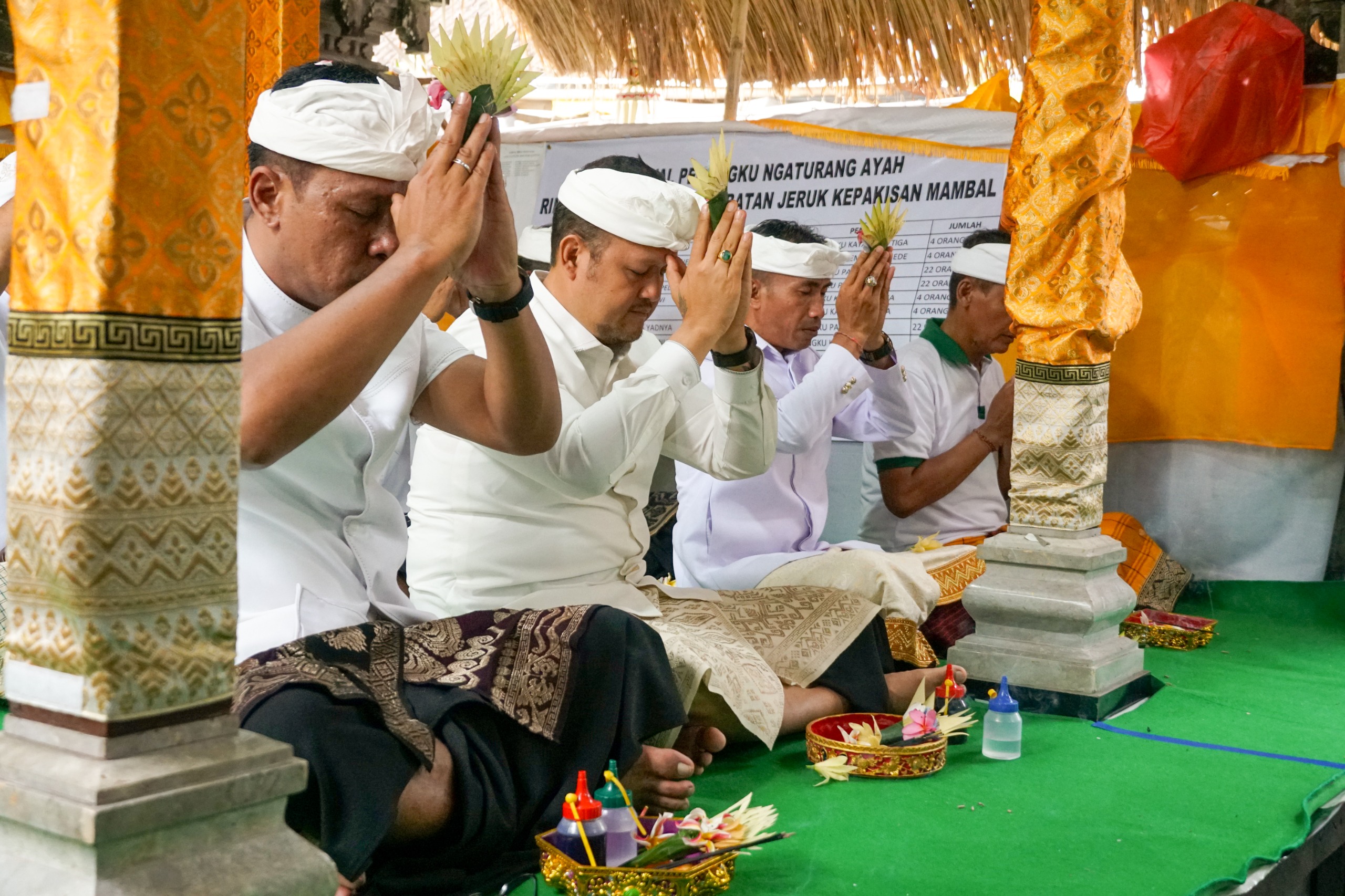 Karya Ngenteg Linggih di Pura Kawitan Arya Bongaya Batan Jeruk Kepakisan