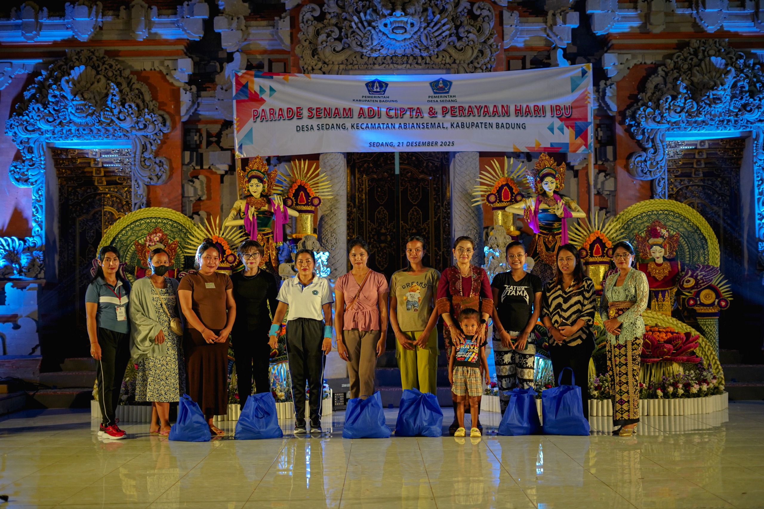 Rasniathi Adi Arnawa Hadiri Parade Senam AdiCipta di Sedang