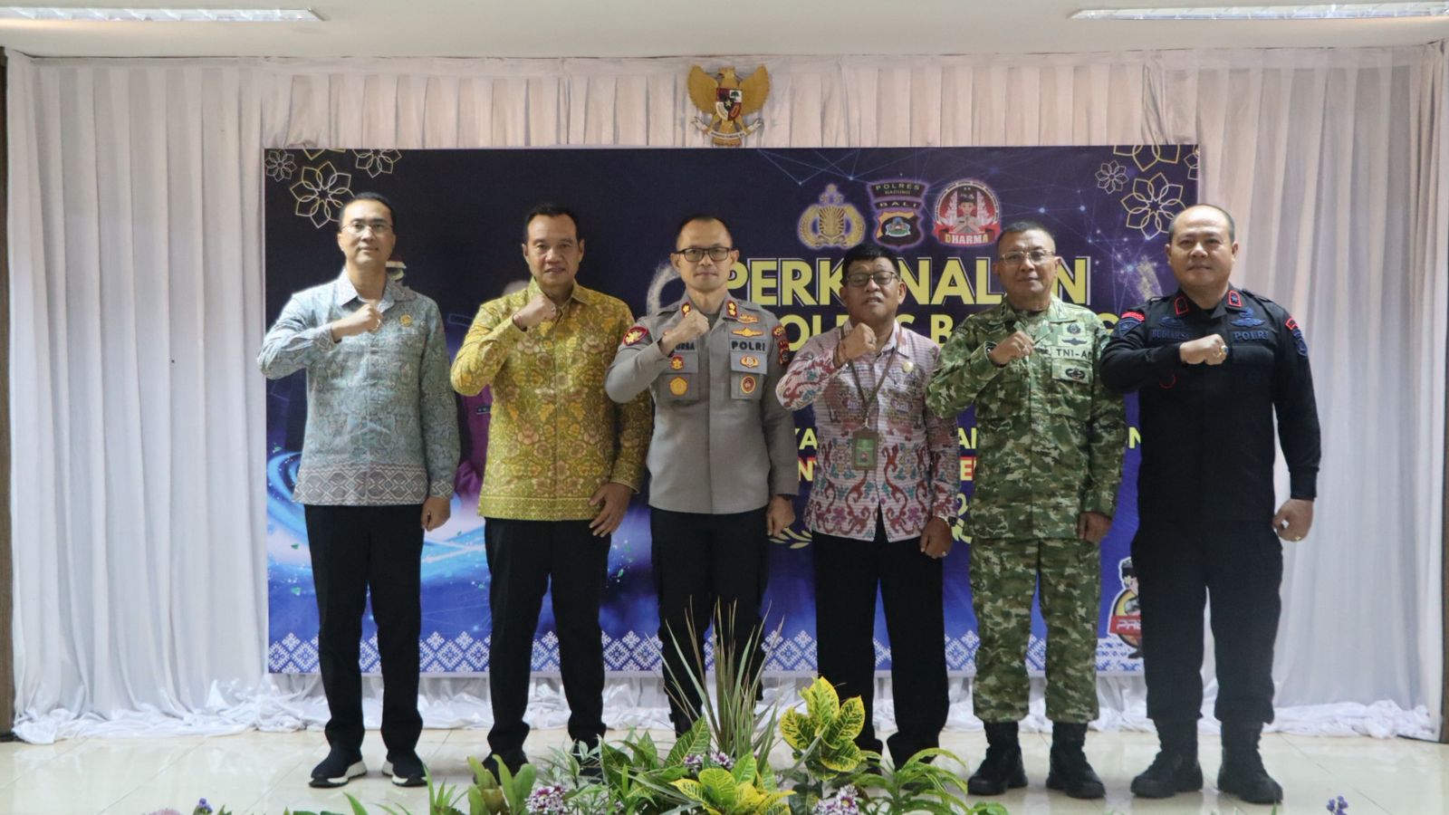 Sekda Hadiri Perkenalan Kapolres Badung yang Baru