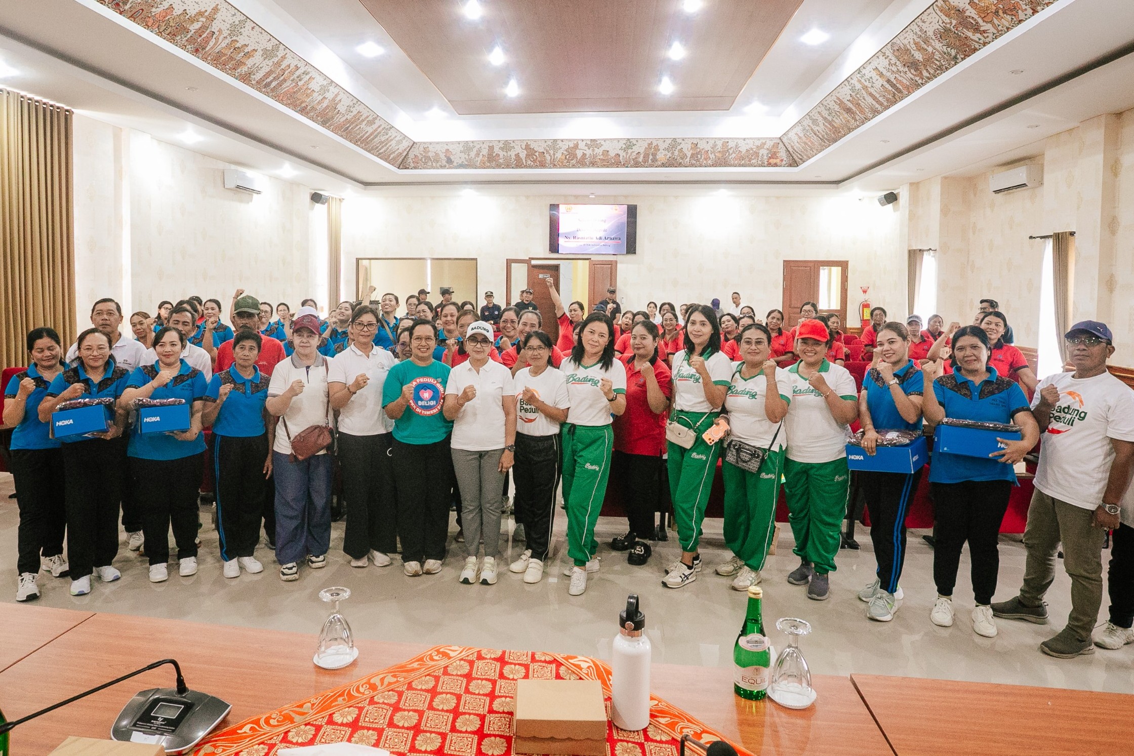 Temu Wirasa Ketua TP. PKK Badung Dengan PKK Dan Kader Posyandu Sibanggede