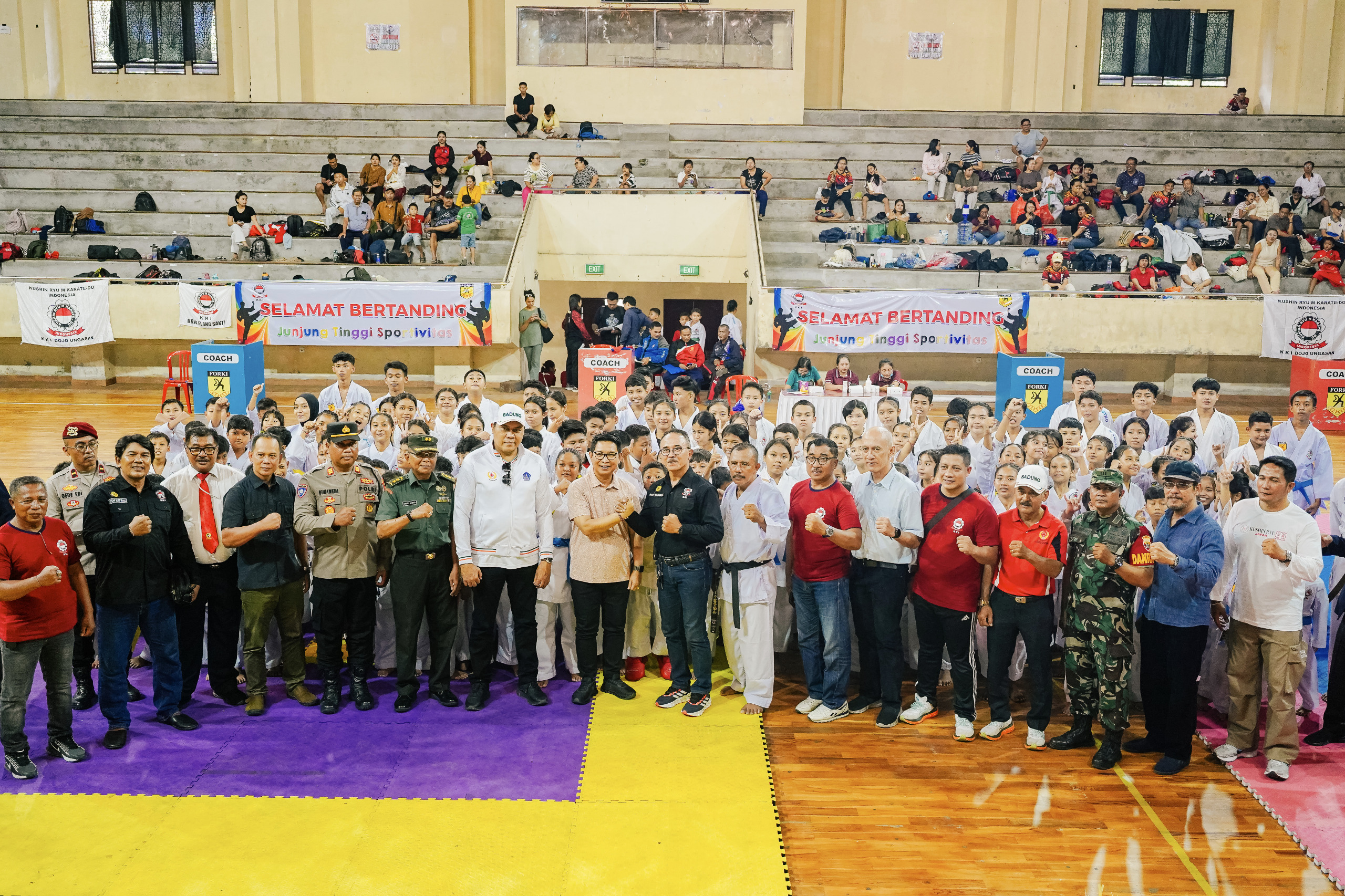 Kejuaraan Karate Kushin Ryu M. Karate-Do Indonesia (KKI) Badung