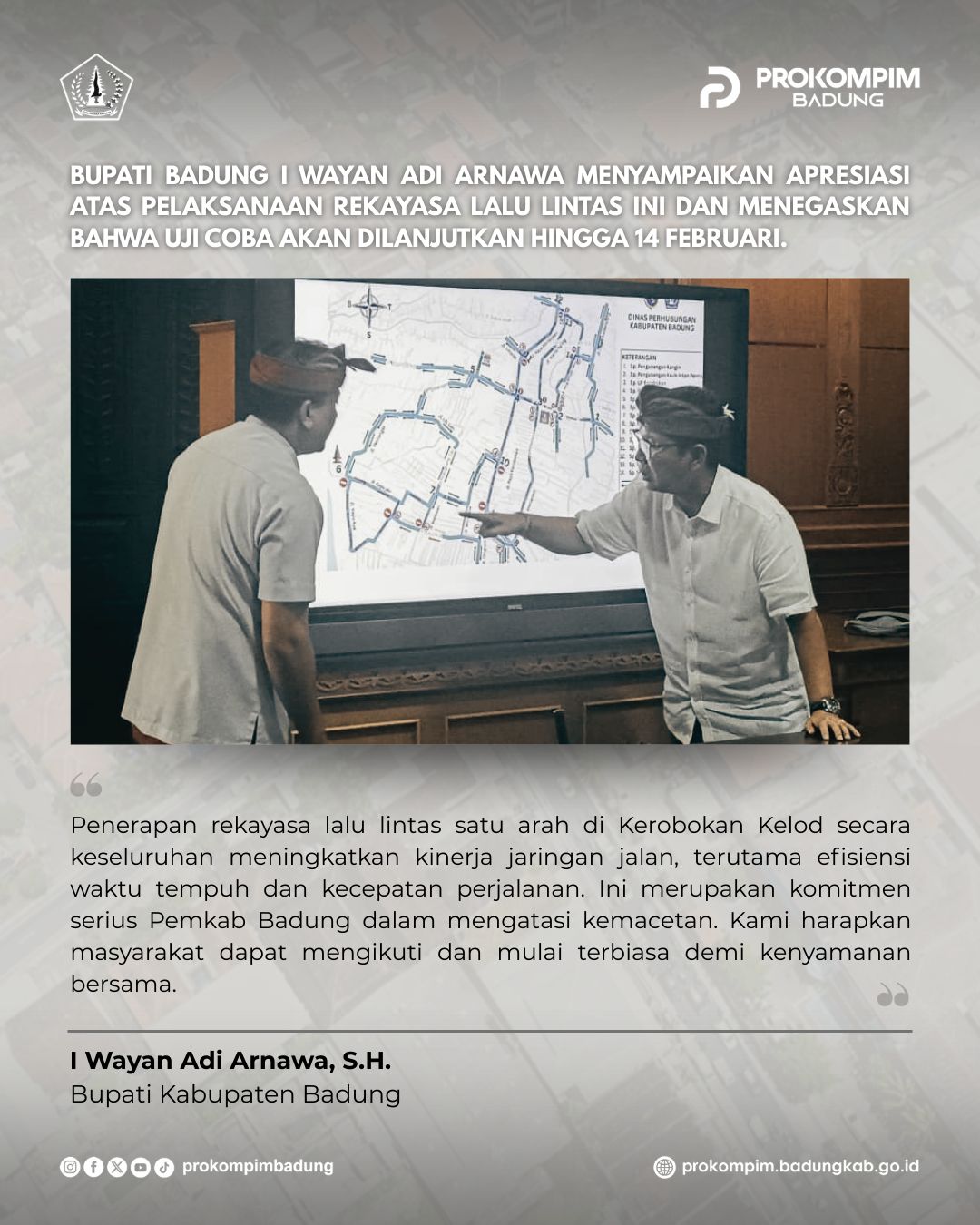 Rekayasa Lalu Lintas Kerobokan Kelod Pangkas Waktu Tempuh 78%, Kecepatan Melonjak 5 Kali Lipat