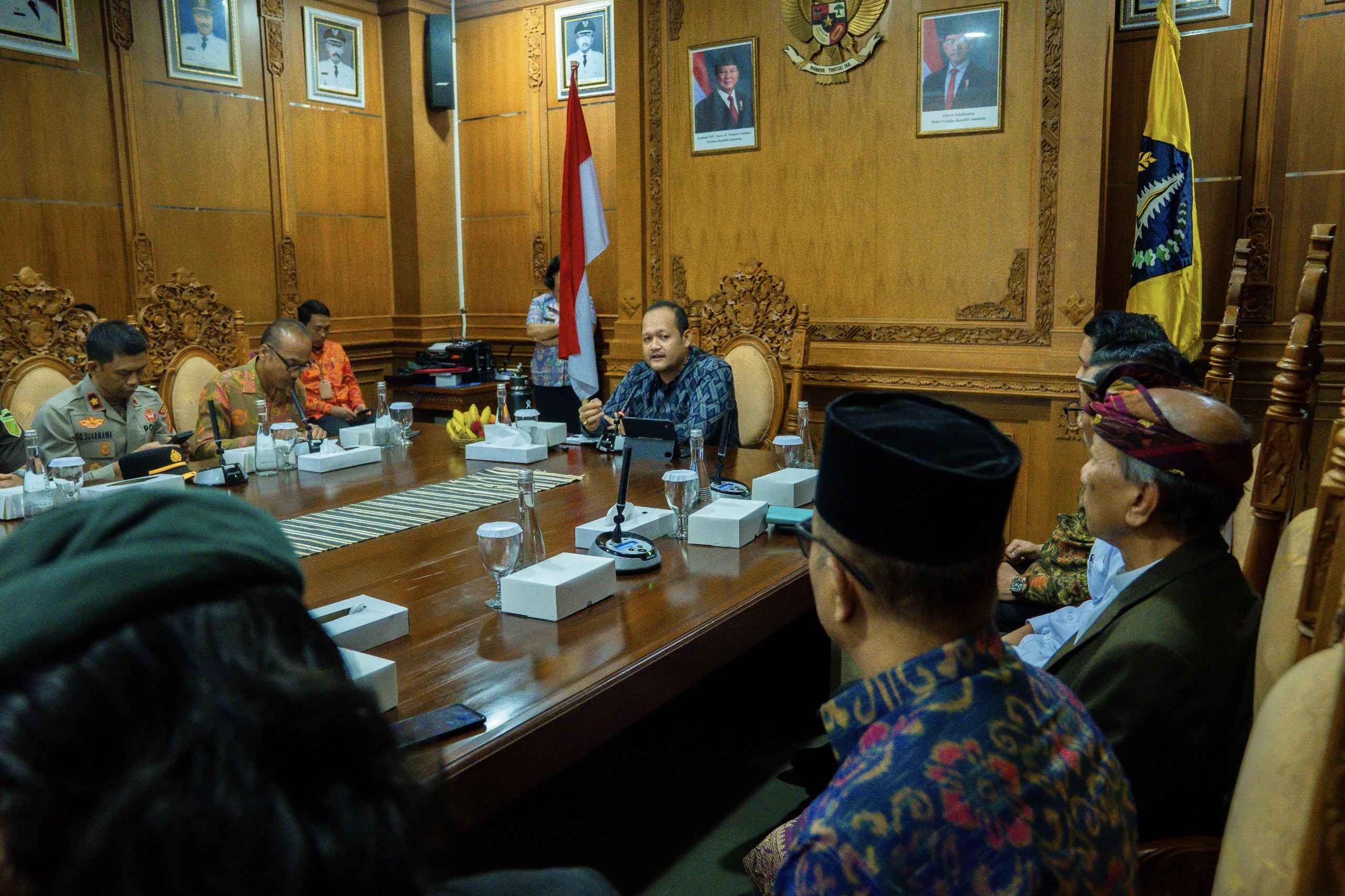 Wabup. Bagus Alit Sucipta Pimpin Rapat Forkopimda Badung