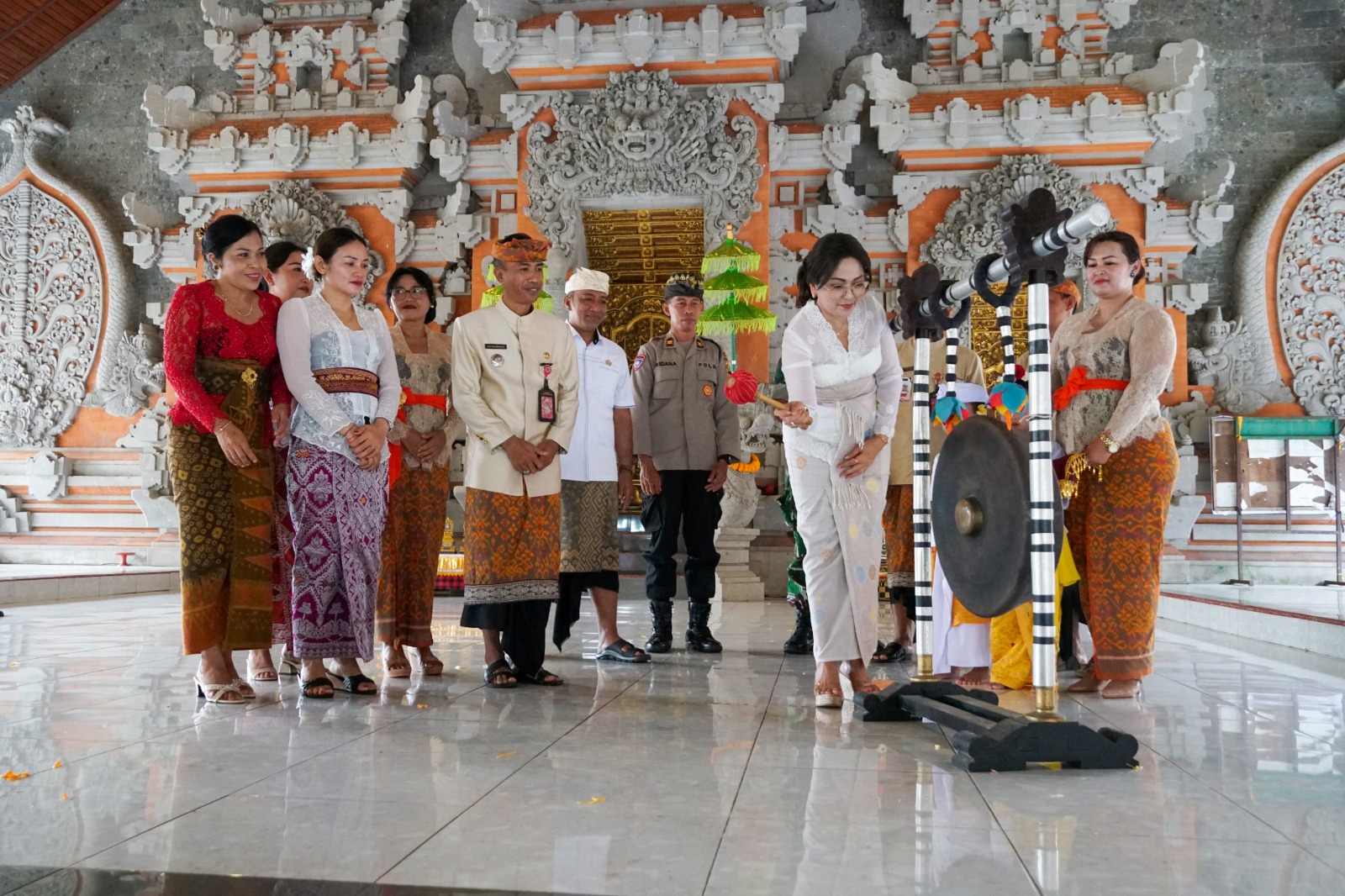 Bunda PAUD Badung Buka Lomba Kreativitas Ogoh-Ogoh PAUD Se-Kecamatan Abiansemal
