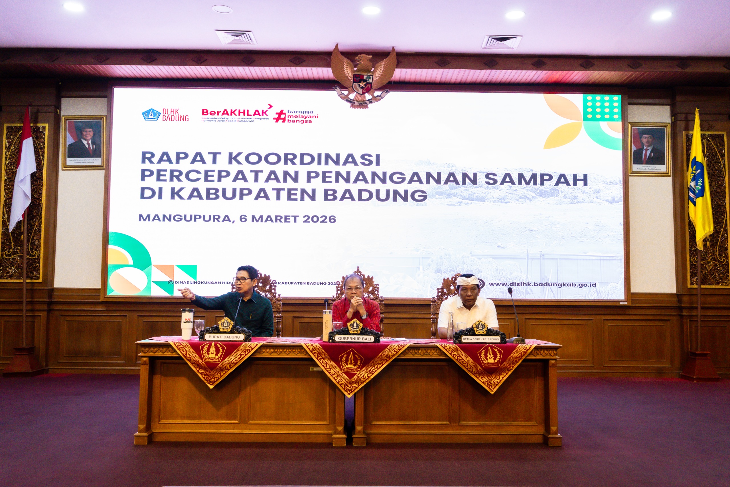 Rakor Percepatan Penanganan Persampahan di Kabupaten Badung