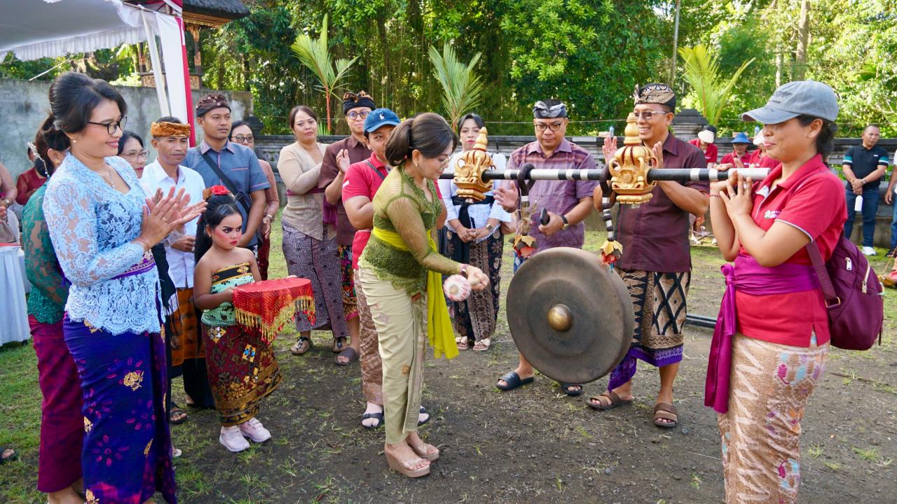 Bunda PAUD Badung Buka Lomba Kreativitas Ogoh-Ogoh PAUD Desa Punggul dan Ayunan