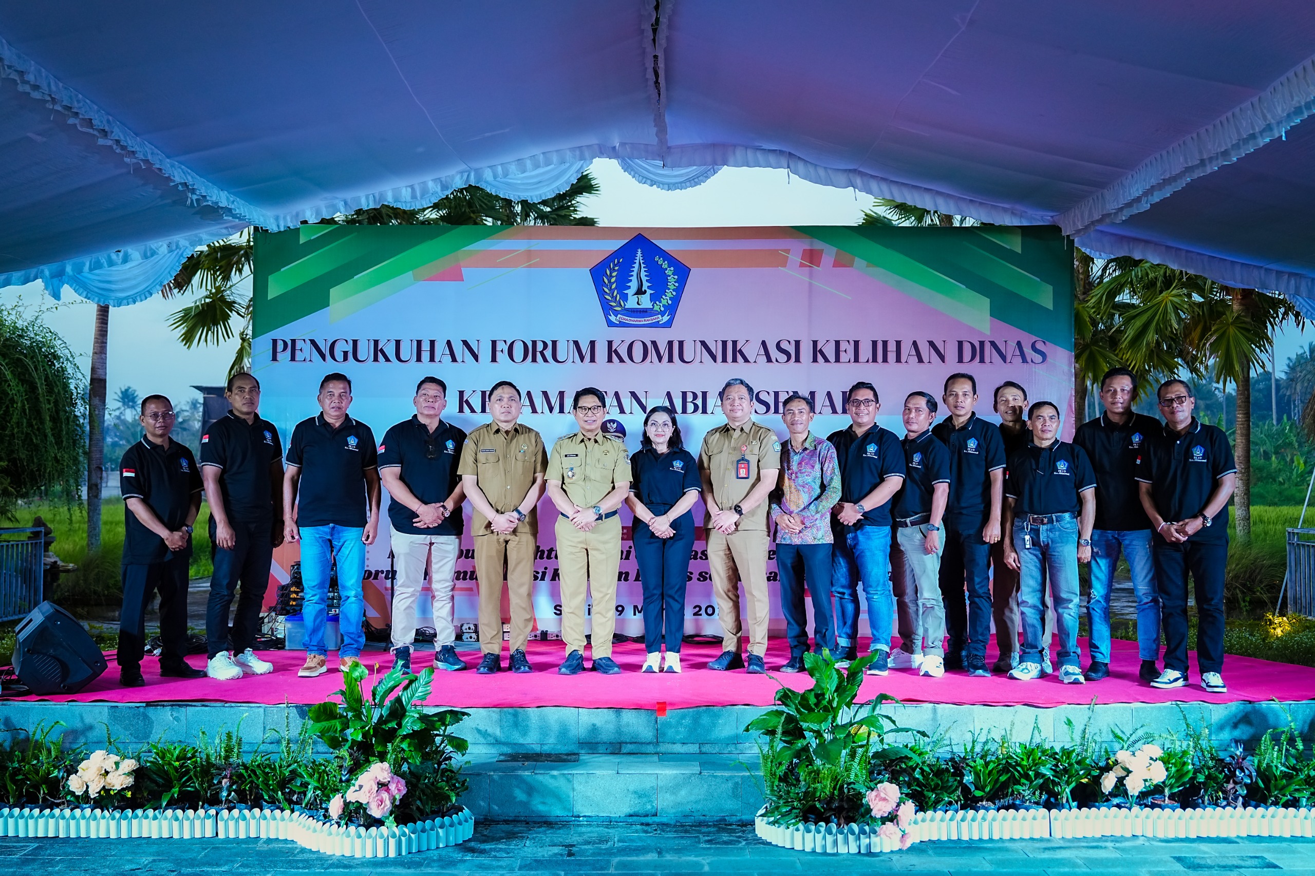 Kukuhkan Pengurus FK2D Abiansemal