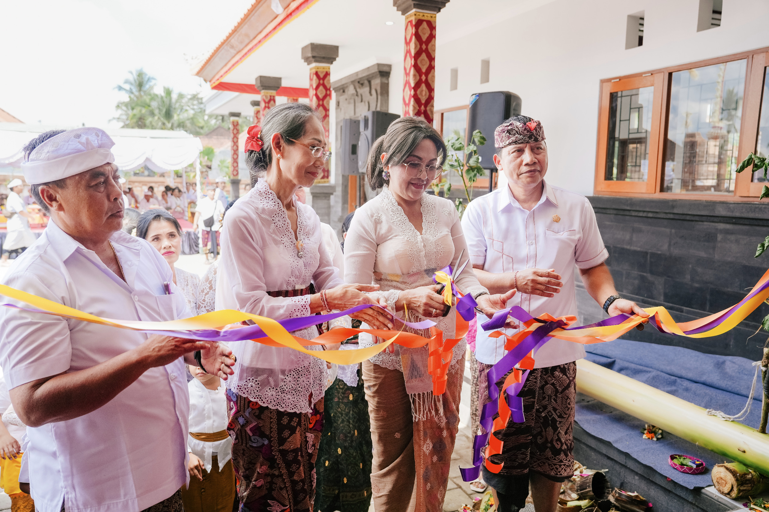 Bunda PAUD Kabupaten Badung Resmikan Gedung Baru TK. Kumara Ngurah Rai I Carangsari