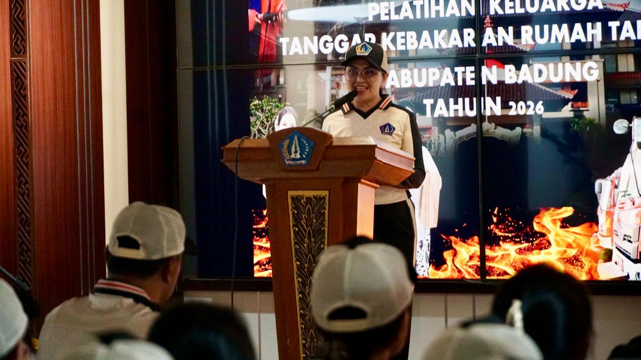 PKK Badung Buka Pelatihan Keluarga Tanggap Kebakaran Rumah Tangga