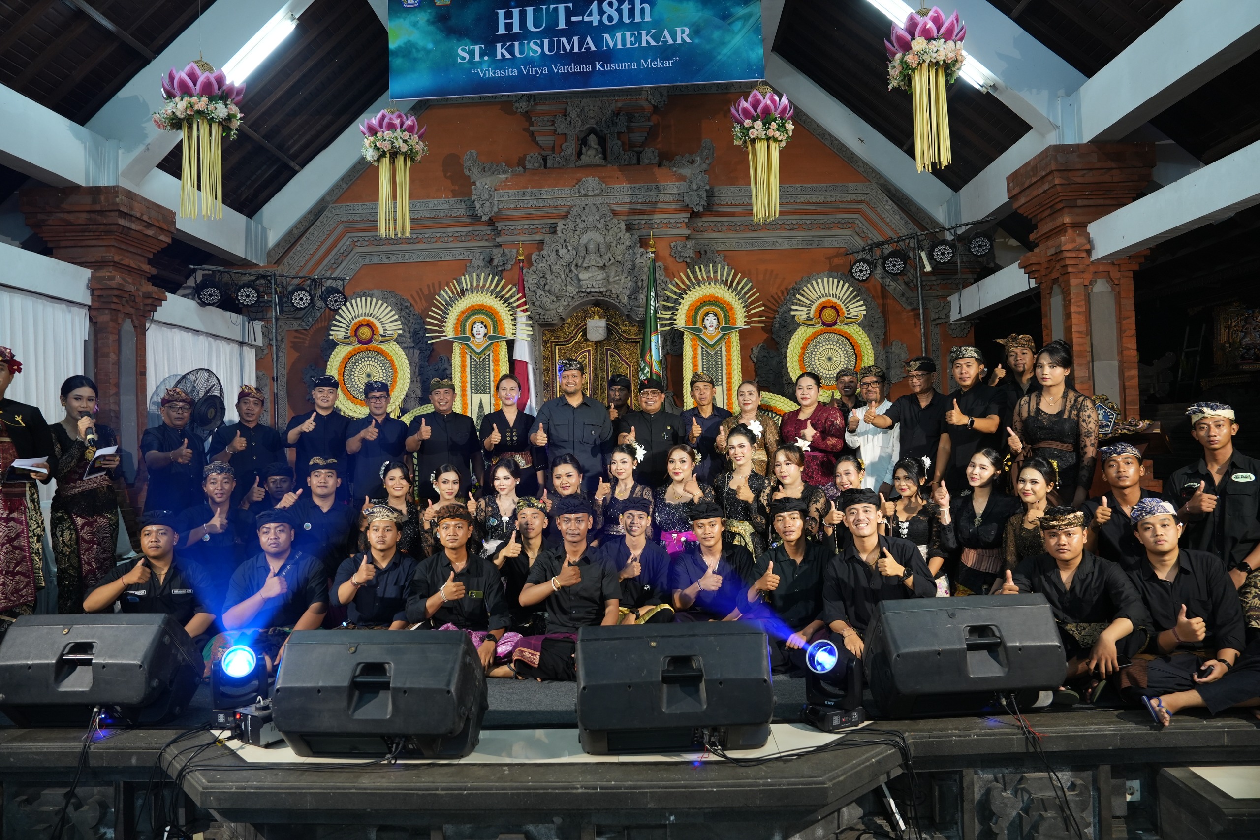 Wabup Badung Hadiri HUT Ke-48 ST Kusuma Mekar Banjar Gulingan Desa Adat Tegal Darmasaba