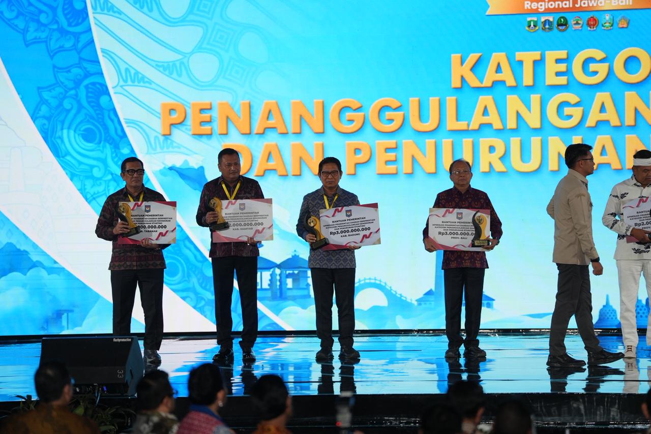 Badung Raih Terbaik I Nasional Regional Jawa–Bali