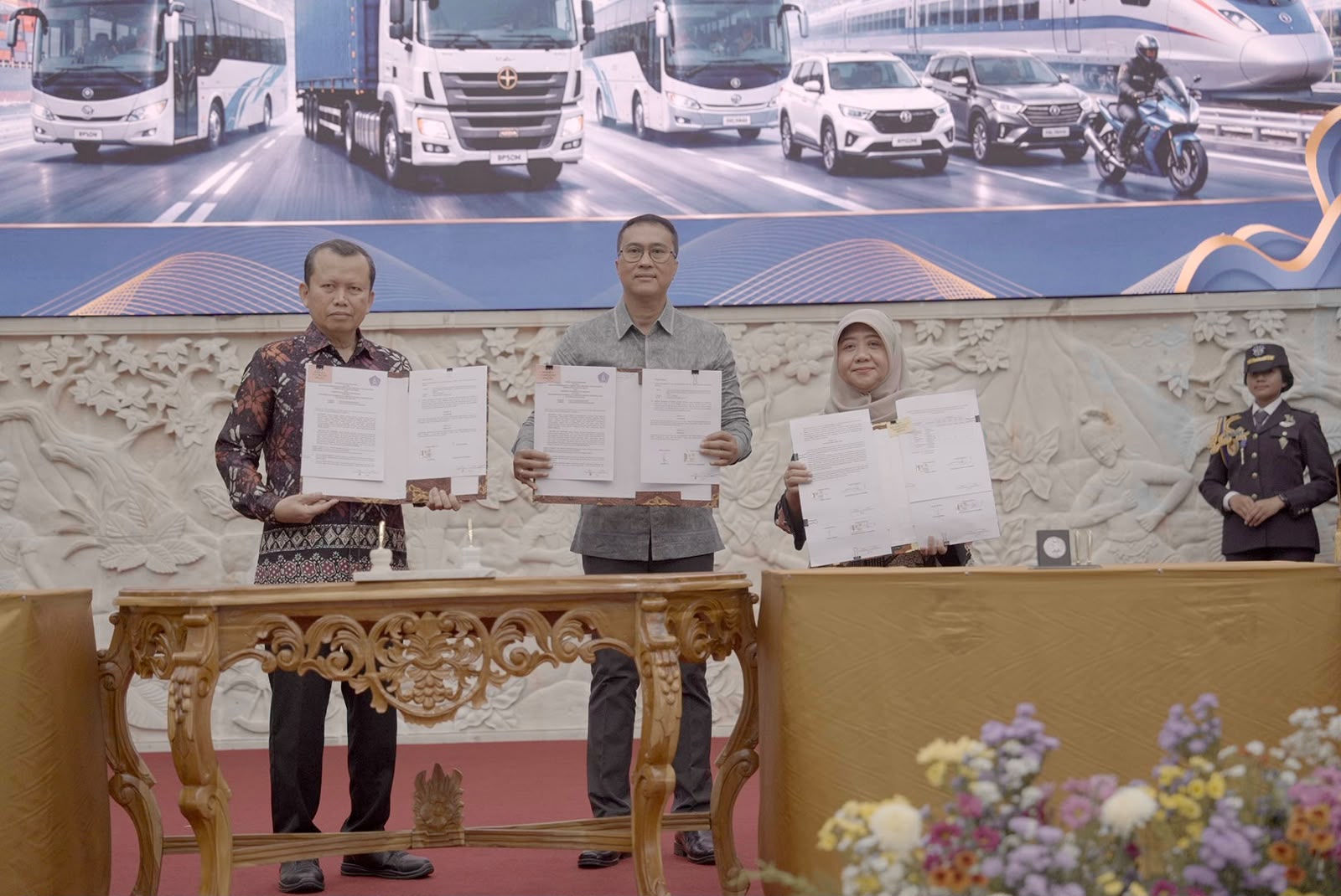 Penandatanganan MoU BPSDM Perhubungan dan Pemerintah Daerah di Bali