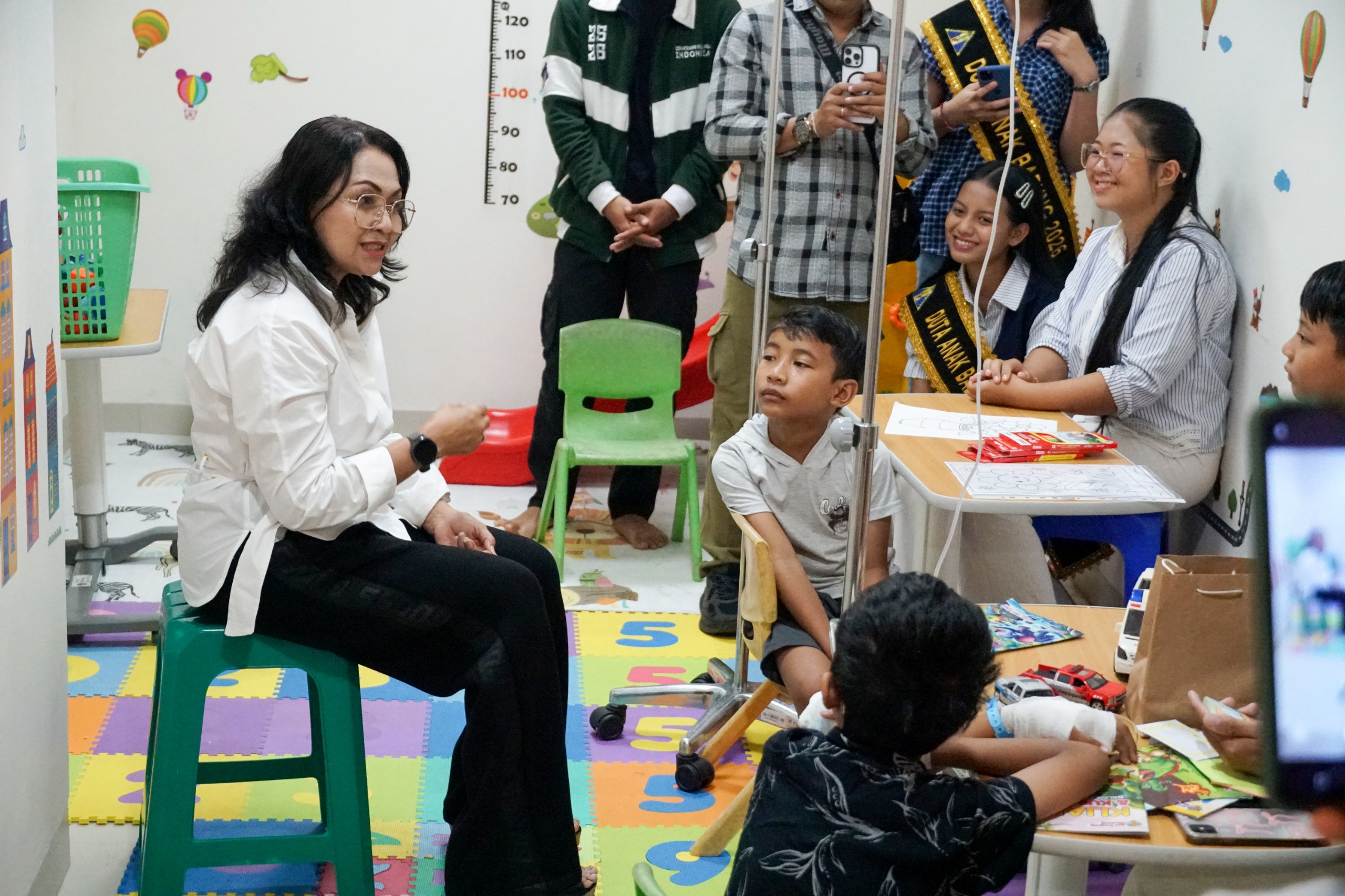 TP. PKK Badung Hadiri Kegiatan CEMARA, Hibur Pasien Anak di RSD Mangusada