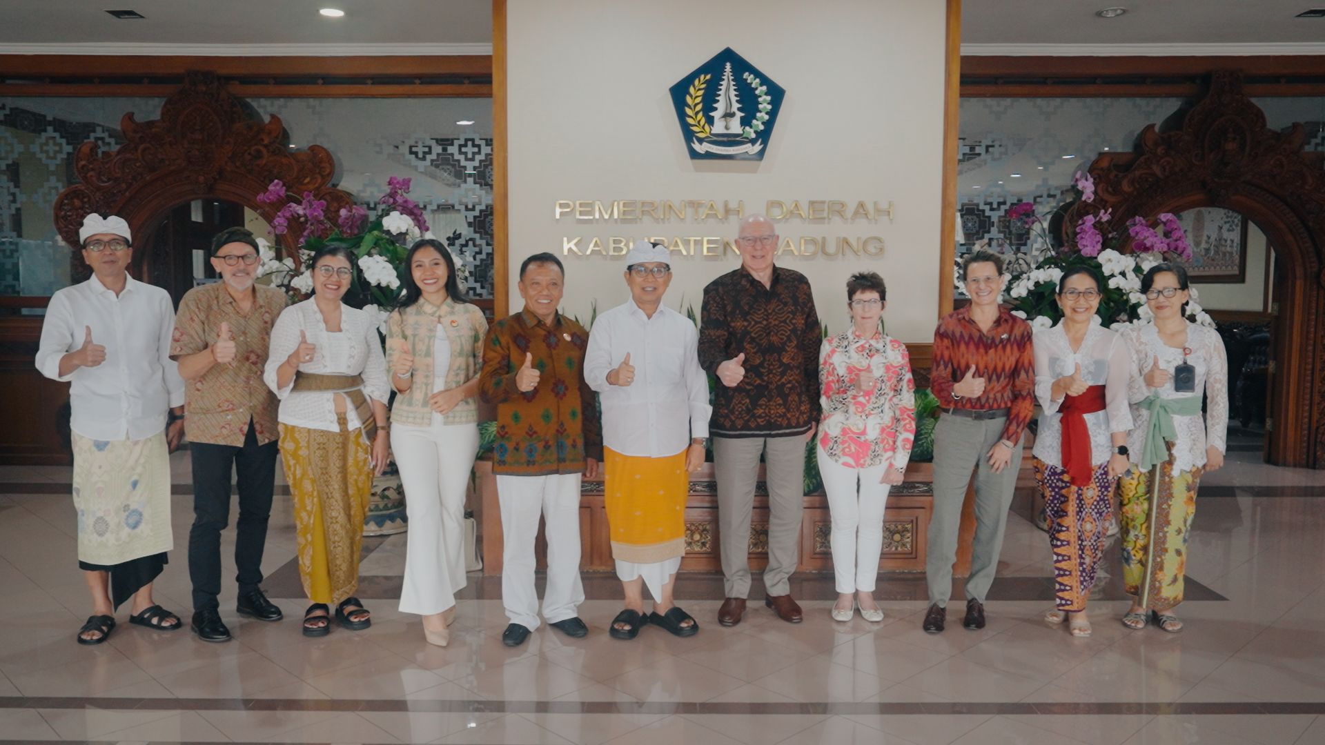 Bupati Badung Terima Audiensi NCPI Bali dan Mantan Gubernur Australia