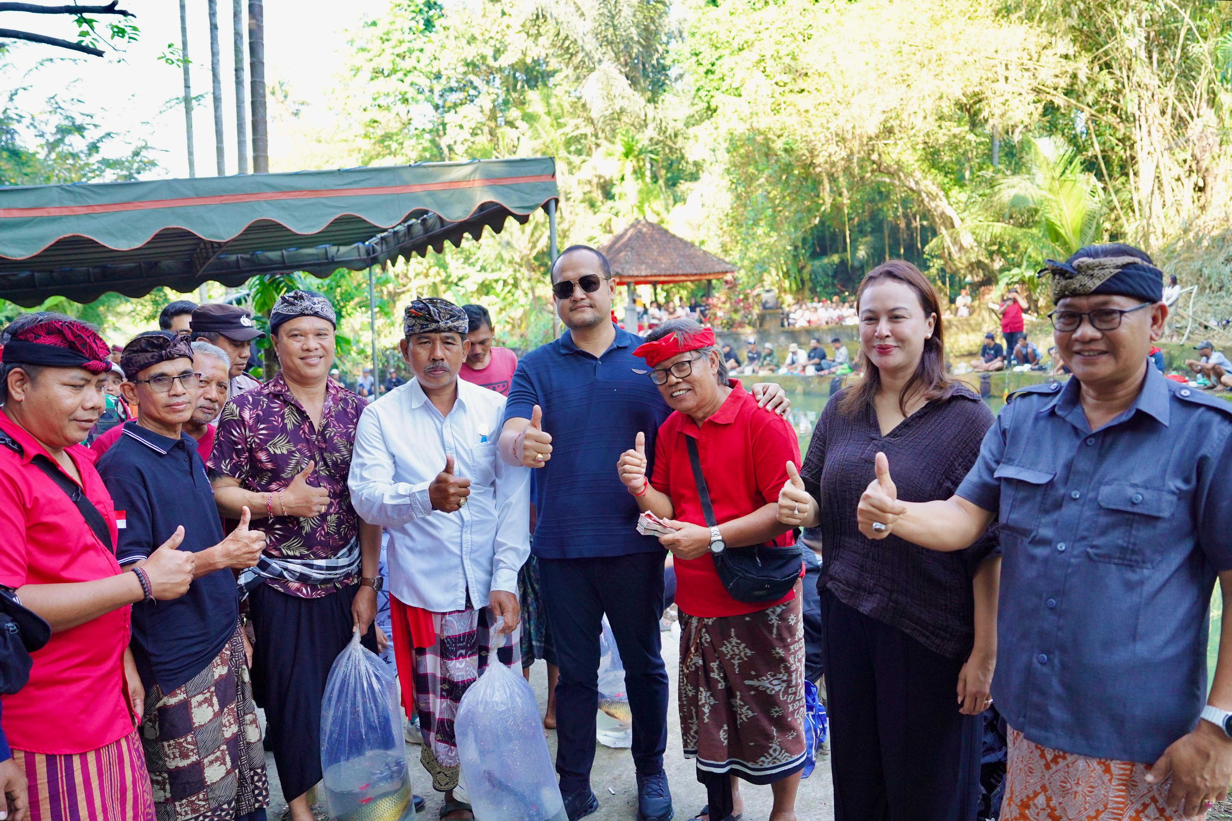 Buka Lomba Mancing, Wabup Apresiasi Semeton Pande Lestarikan Sumber Daya Air