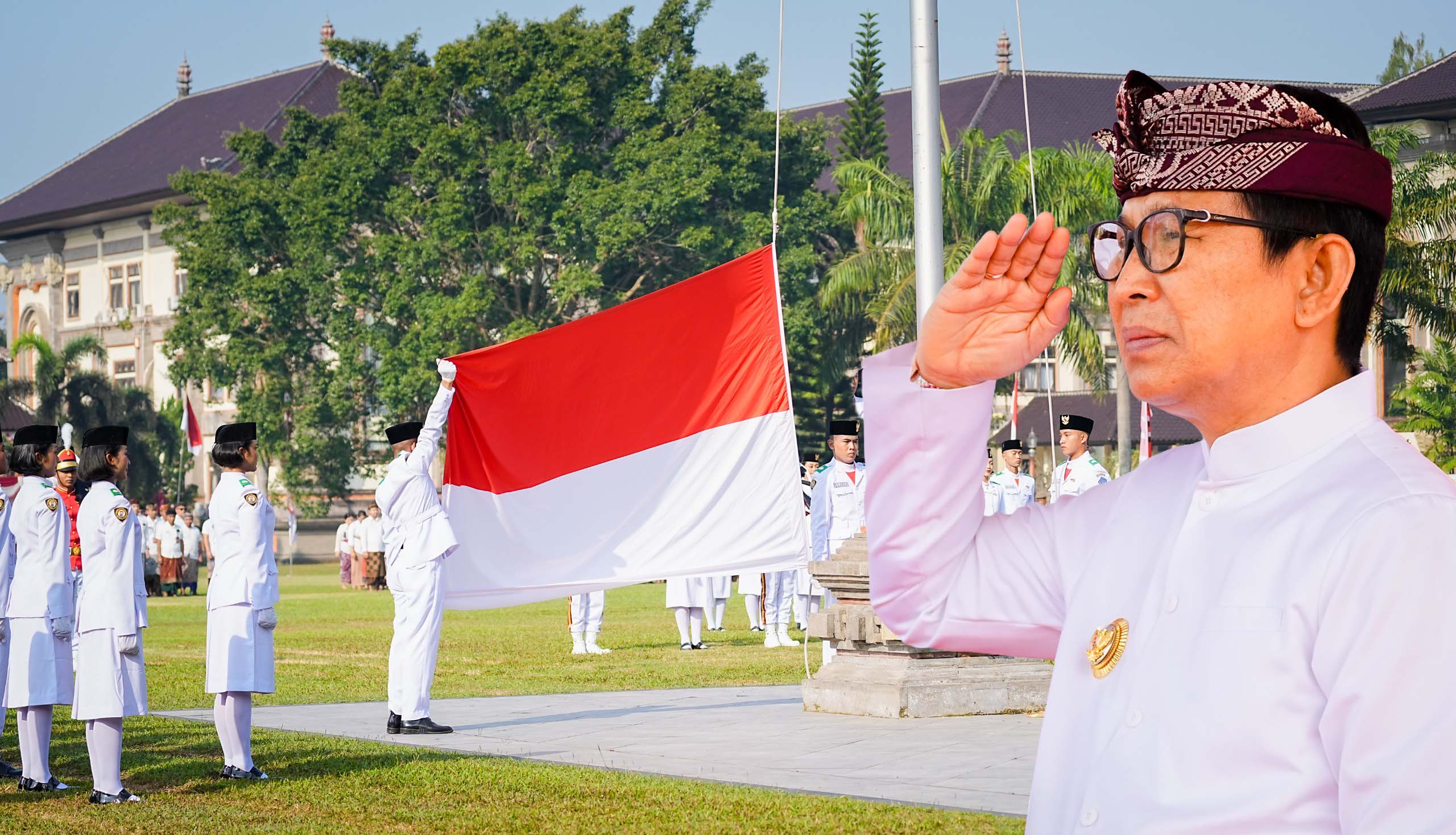Peringatan HUT Ke-81 Kemerdekaan RI di Badung