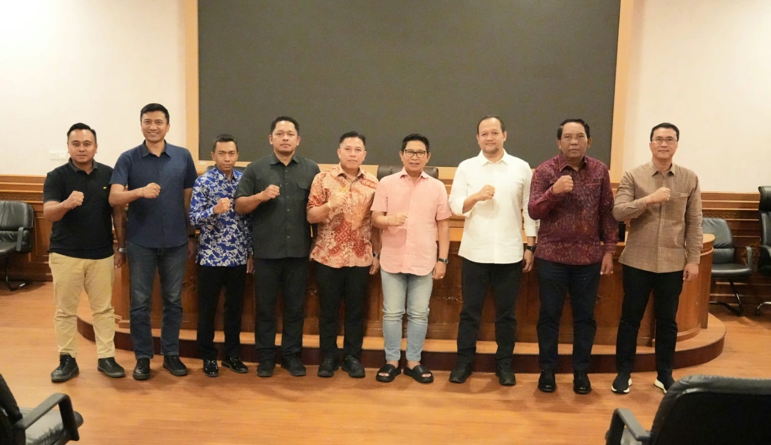 Bupati, Wabup dan Ketua DPRD Badung Sambut Silaturahmi Kajari Badung
