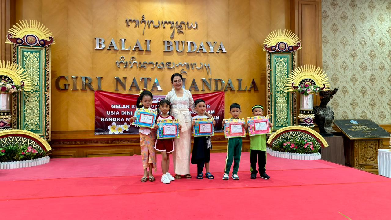 Wujudkan Generasi Emas, Bunda PAUD Badung Apresiasi Gelar Kreativitas Anak PAUD/TK Se-Badung