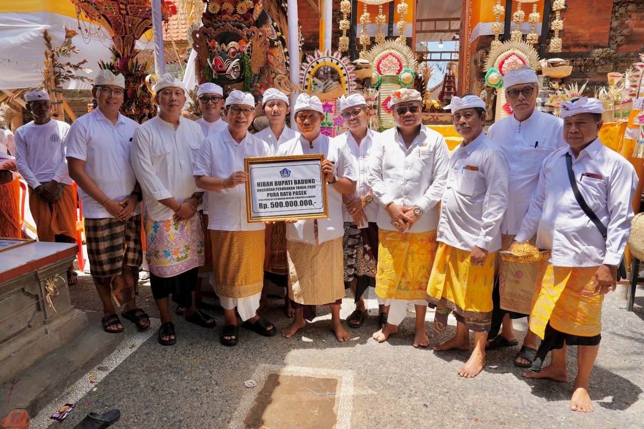 Jaga Eksistensi Adat, Pemkab Badung Dukung Karya Agung Menawa Ratna di Pura Ratu Pasek